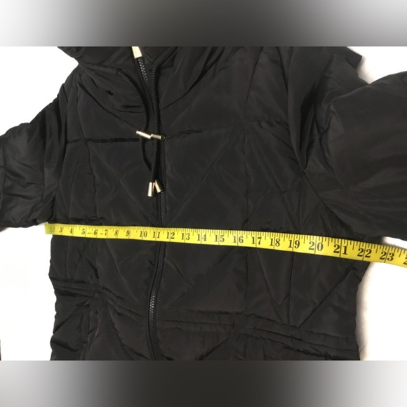 kate spade Elegant Black Puffer Coat - Picture 3 of 16